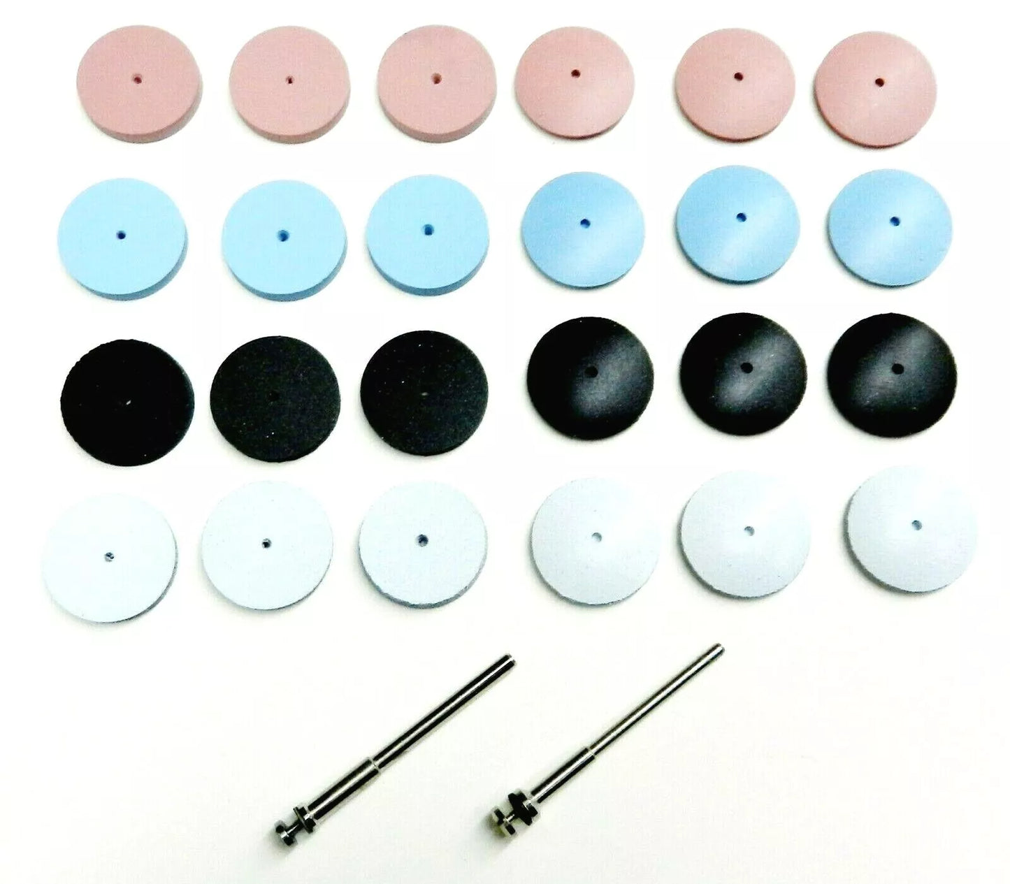 Silicone Polishing Wheel Set of 26 Assortment Kit Jewelry Polishers Made Germany