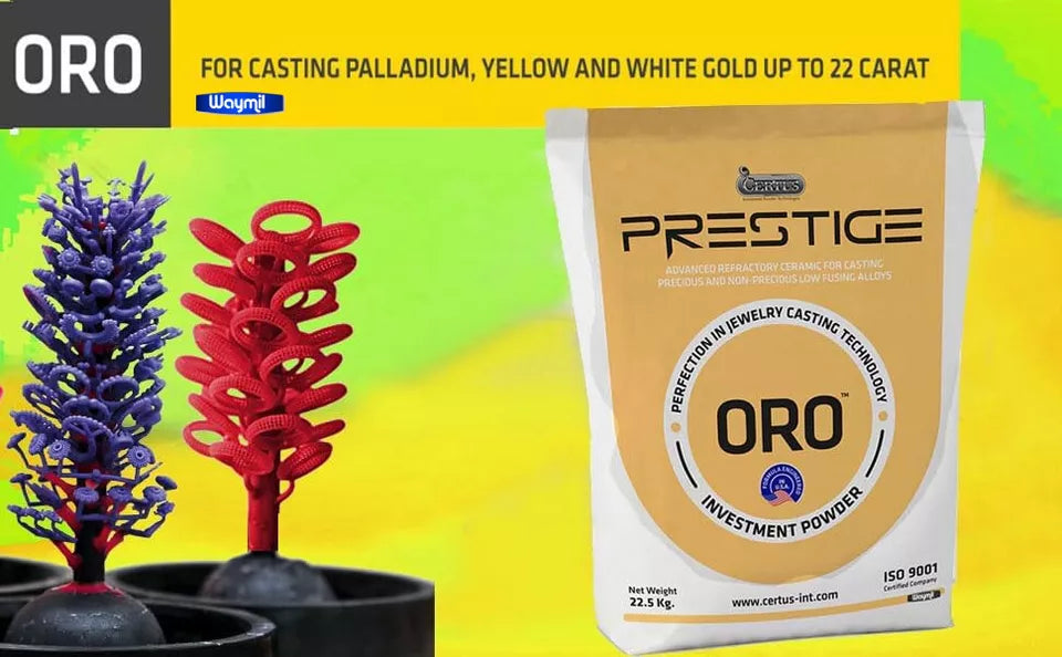 Jewelry Casting Investment Powder Lost Wax Prestige ORO for Gold & Silver 5Lbs
