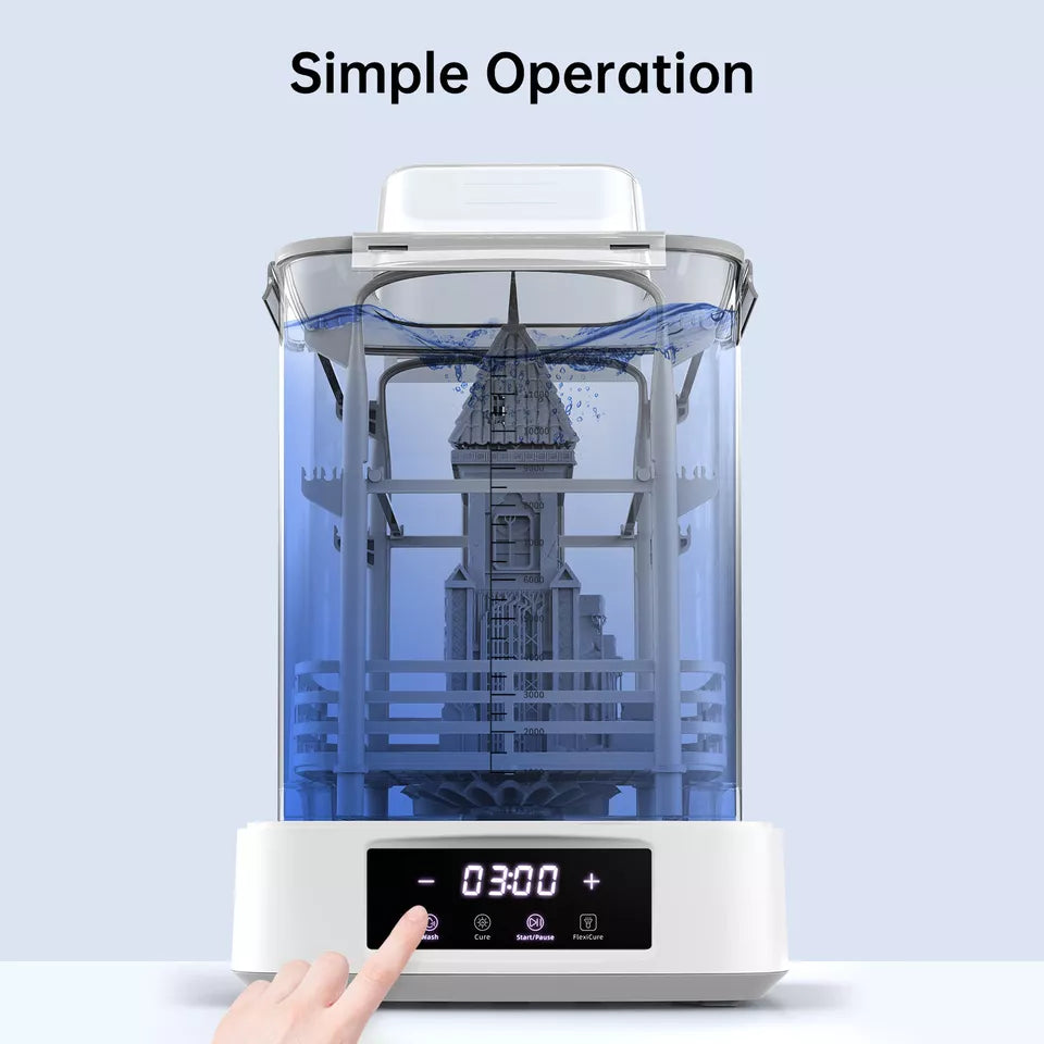 ANYCUBIC Wash and Cure 3 Plus Station Size-Upgrade Wash Cure Machine LCD 3D