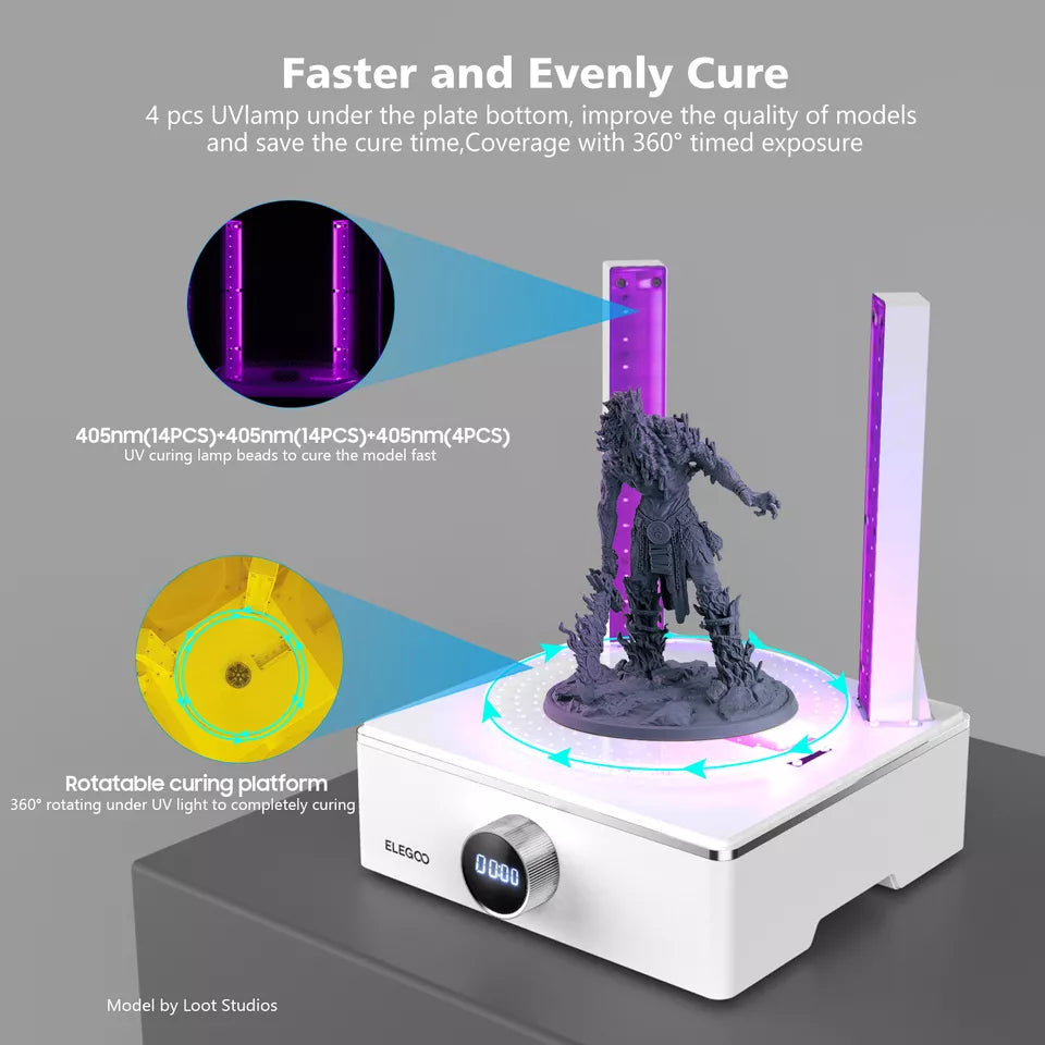 ELEGOO Mercury X Bundle w/ Separate Washing and Curing Station for Large Models
