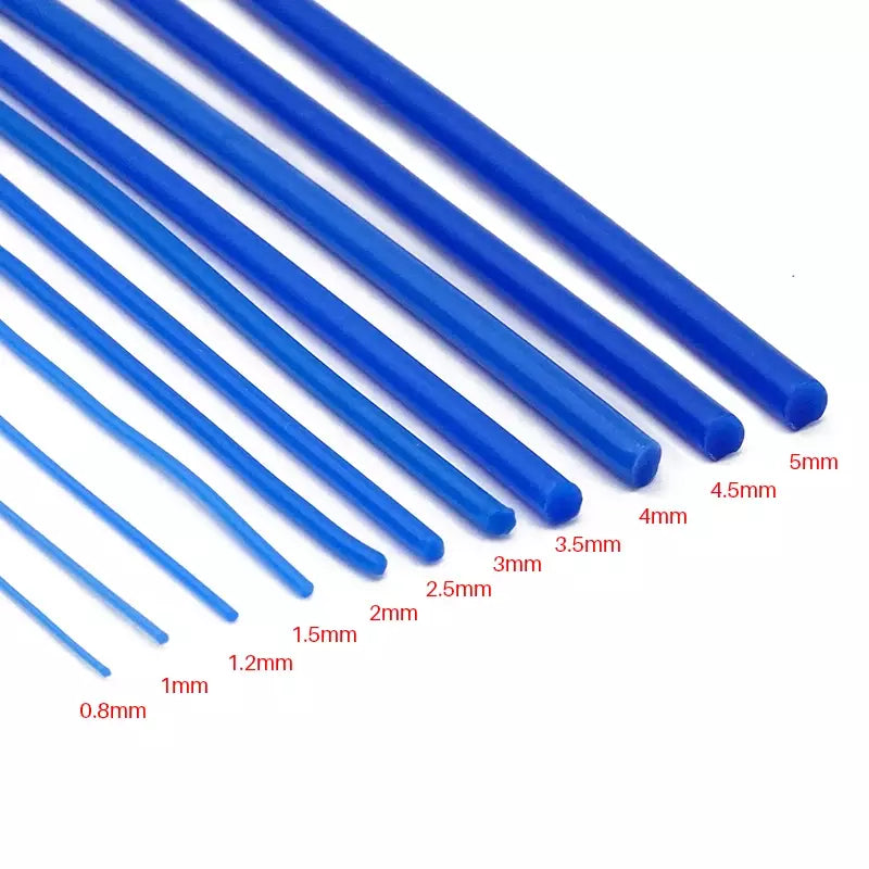 Dental Lab Wax Line Sprue Wax Lines Sticks Dental Laboratory 3mm~5.0mm