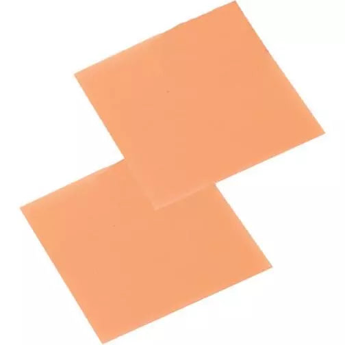 Sheet Wax, Pink/Soft, 4" x 4", 20-24 Gauge