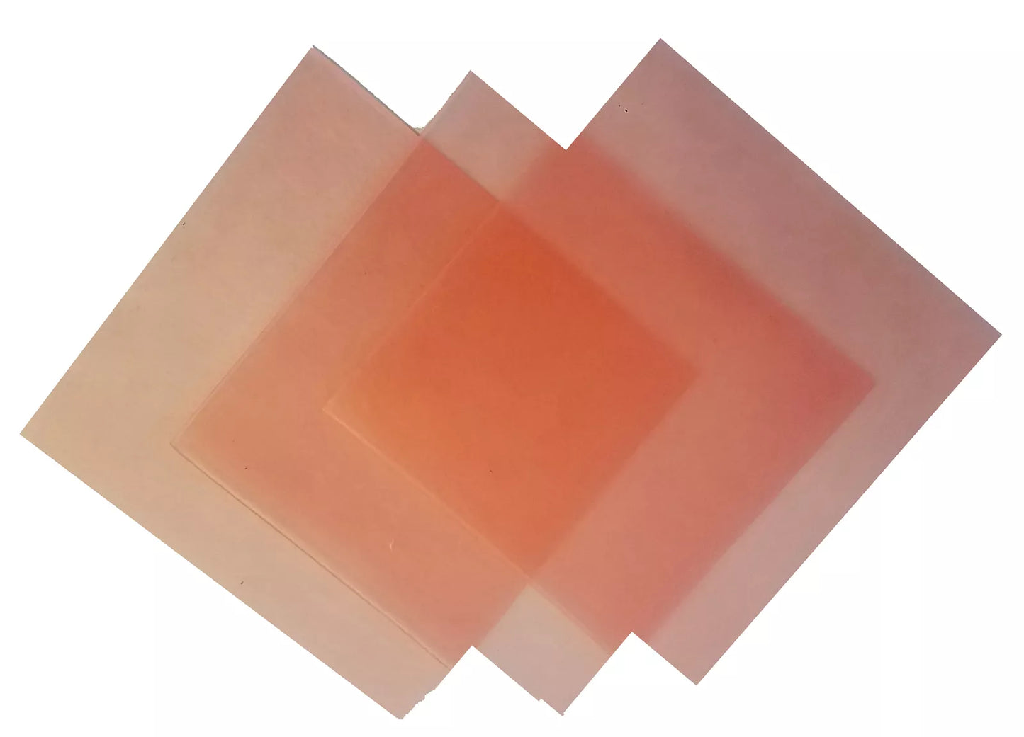 Sheet Wax, Pink/Soft, 4" x 4", 20-24 Gauge