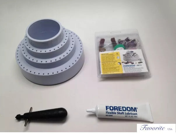 FOREDOM JEWELERS FLEX SHAFT KIT 2230 SR MOTOR 1/6HP 110V NEW! H.30 HANDPIECE